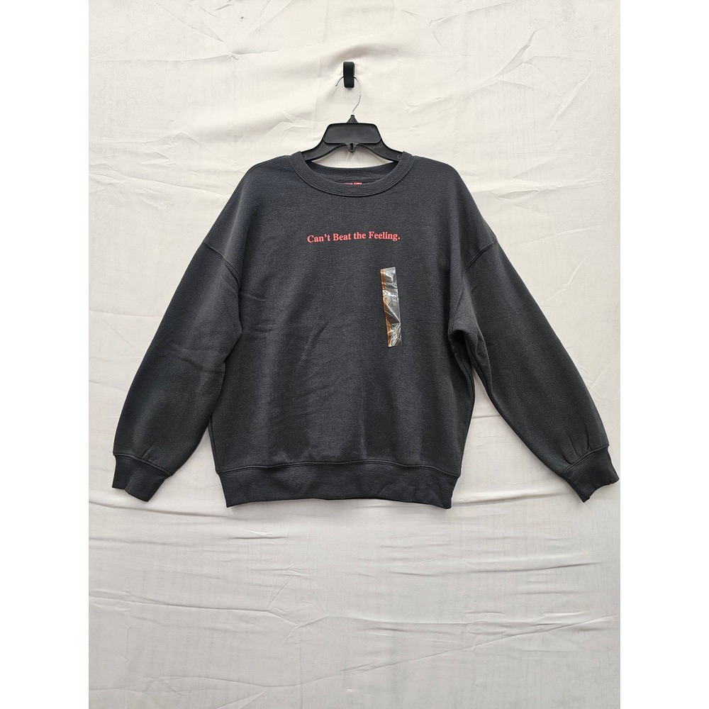 Coca-Cola Polar Bear Sweatshirt Charcoal Gray Cant Beat the Feeling CCXX2N5GLC S